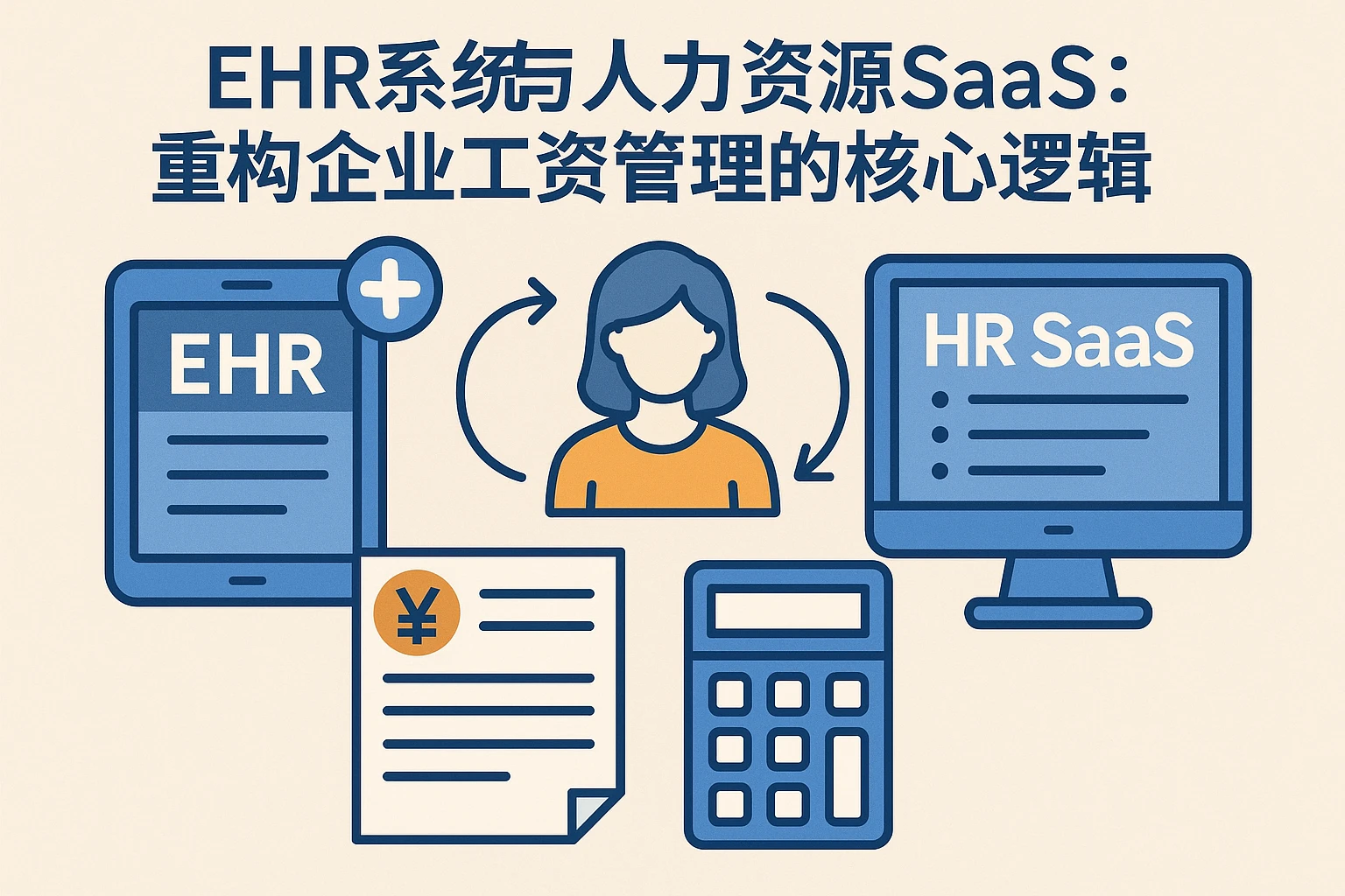 EHR系统与人力资源SaaS：重构企业工资管理的核心逻辑