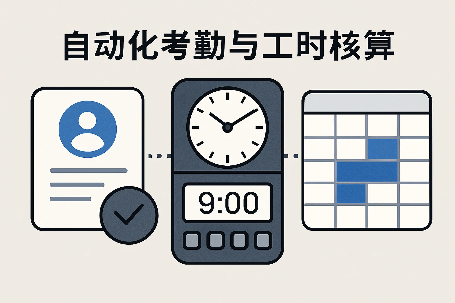 自动化考勤与工时核算