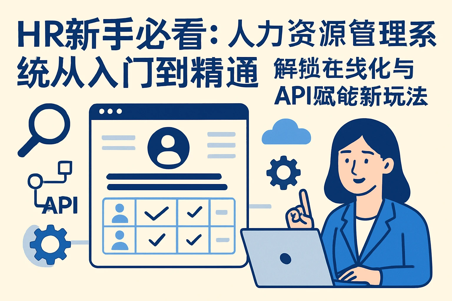 HR新手必看：人力资源管理系统从入门到精通，解锁在线化与API赋能新玩法