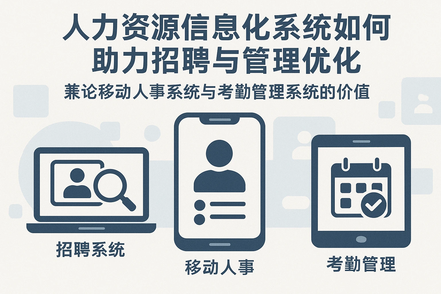 人力资源信息化系统如何助力招聘与管理优化——兼论移动人事系统与考勤管理系统的价值