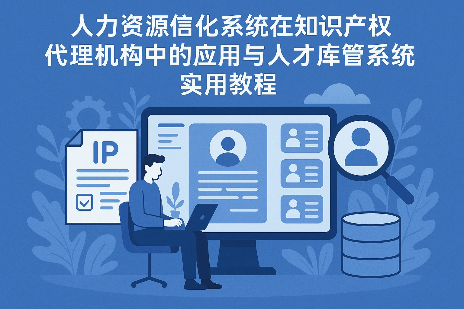 人力资源信息化系统在知识产权代理机构中的应用与人才库管理系统实用教程