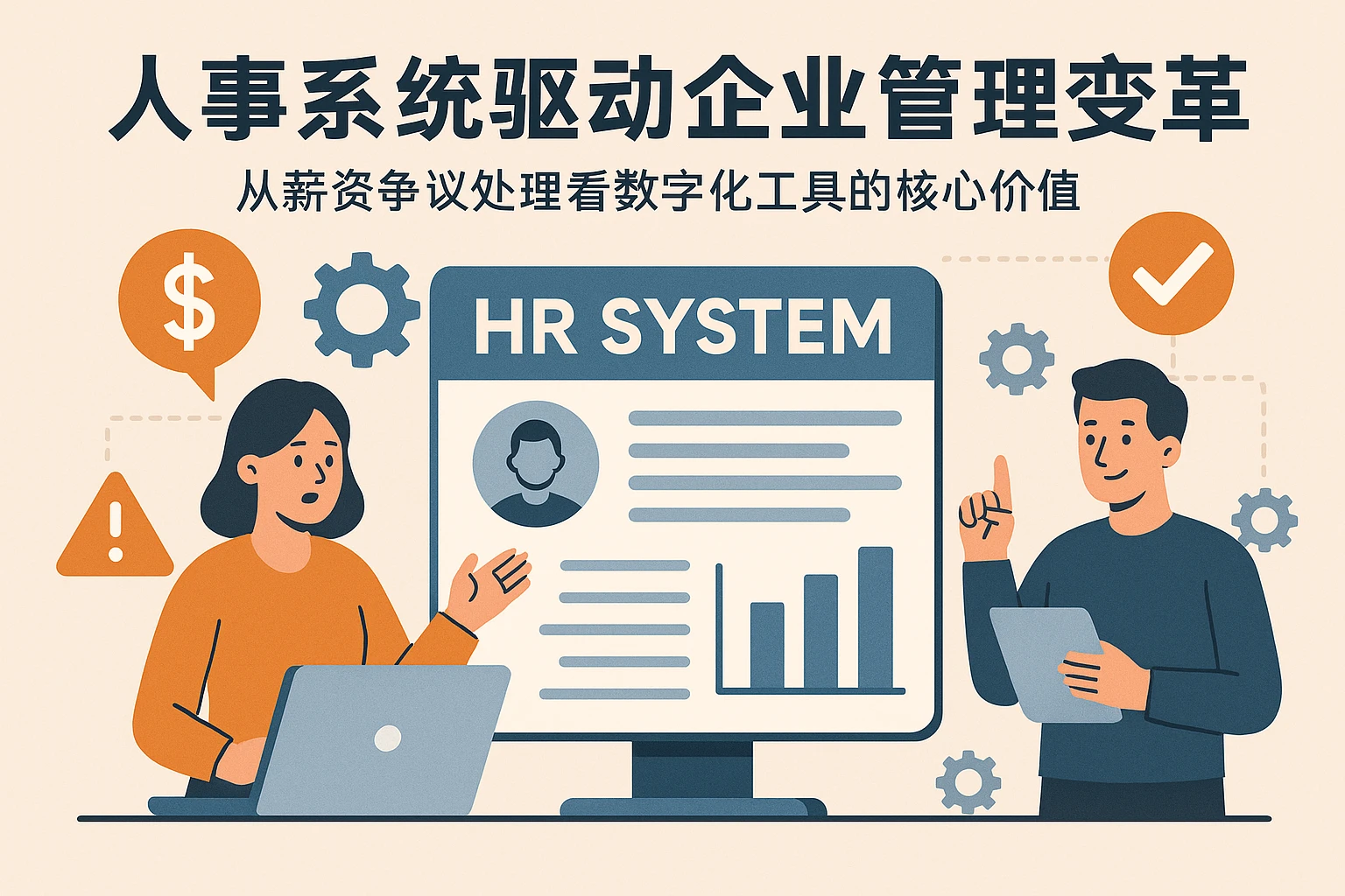人事系统驱动企业管理变革：从薪资争议处理看数字化工具的核心价值
