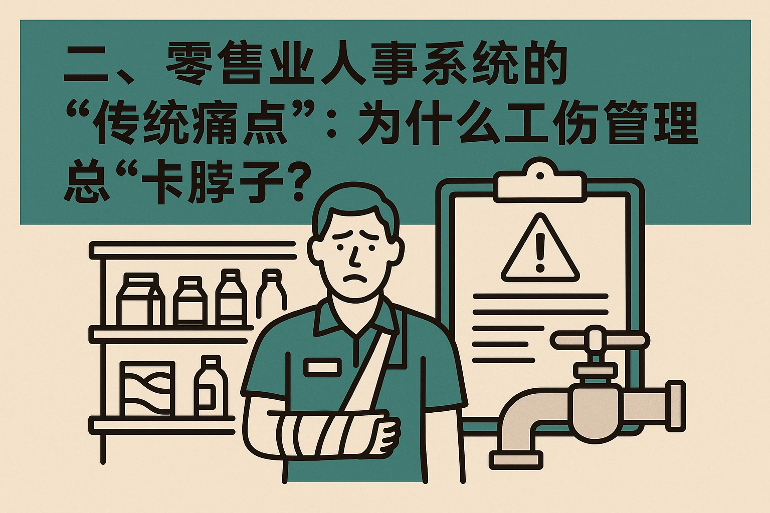 二、零售业人事系统的“传统痛点”：为什么工伤管理总“卡脖子”？
