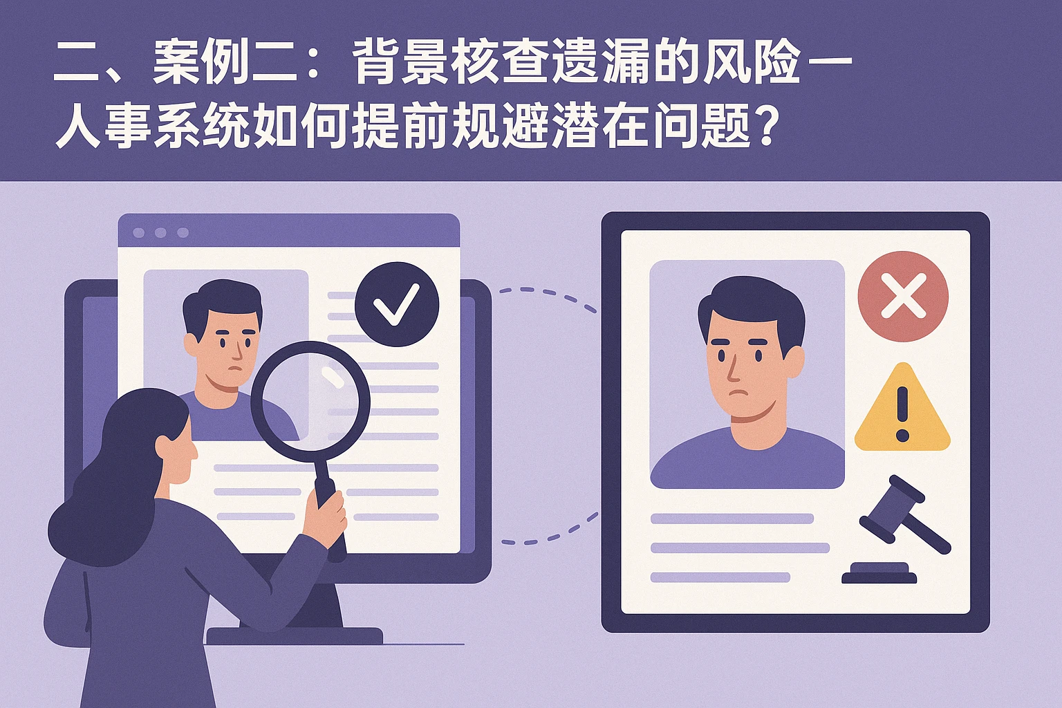 二、案例二：背景核查遗漏的风险——人事系统如何提前规避潜在问题？