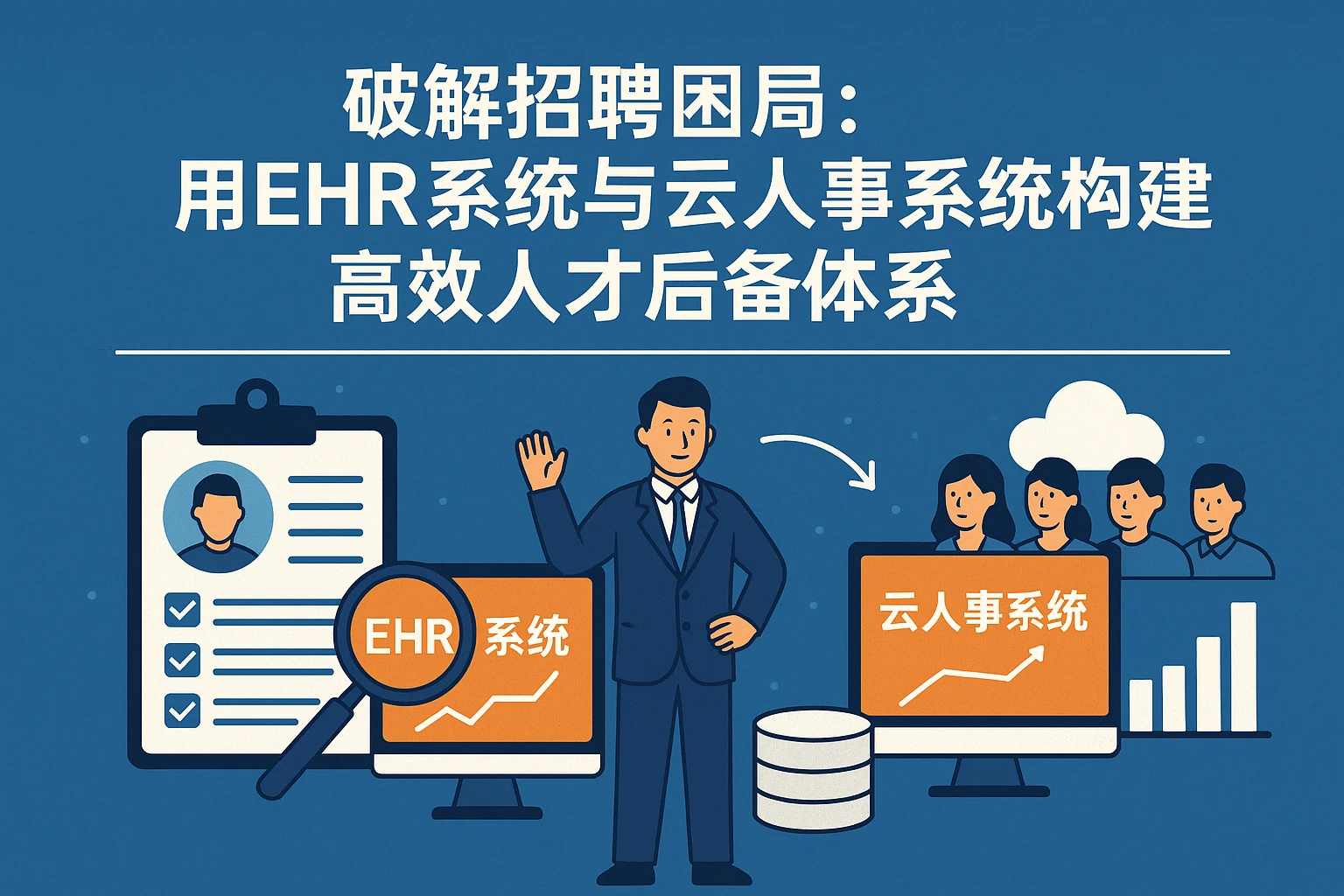 破解招聘困局：用EHR系统与云人事系统构建高效人才后备体系