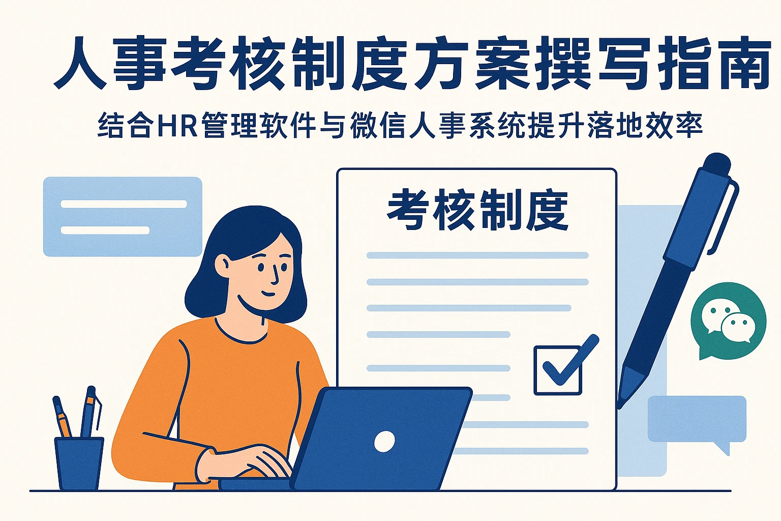 人事考核制度方案撰写指南：结合HR管理软件与微信人事系统提升落地效率