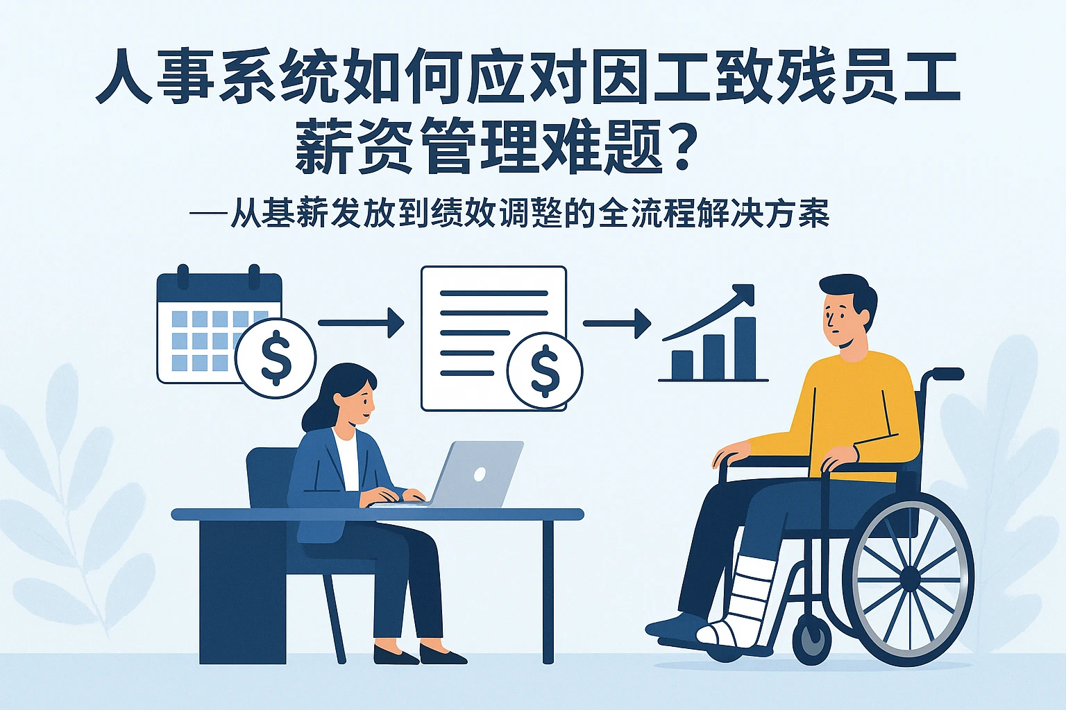 人事系统如何应对因工致残员工薪资管理难题？——从基薪发放到绩效调整的全流程解决方案