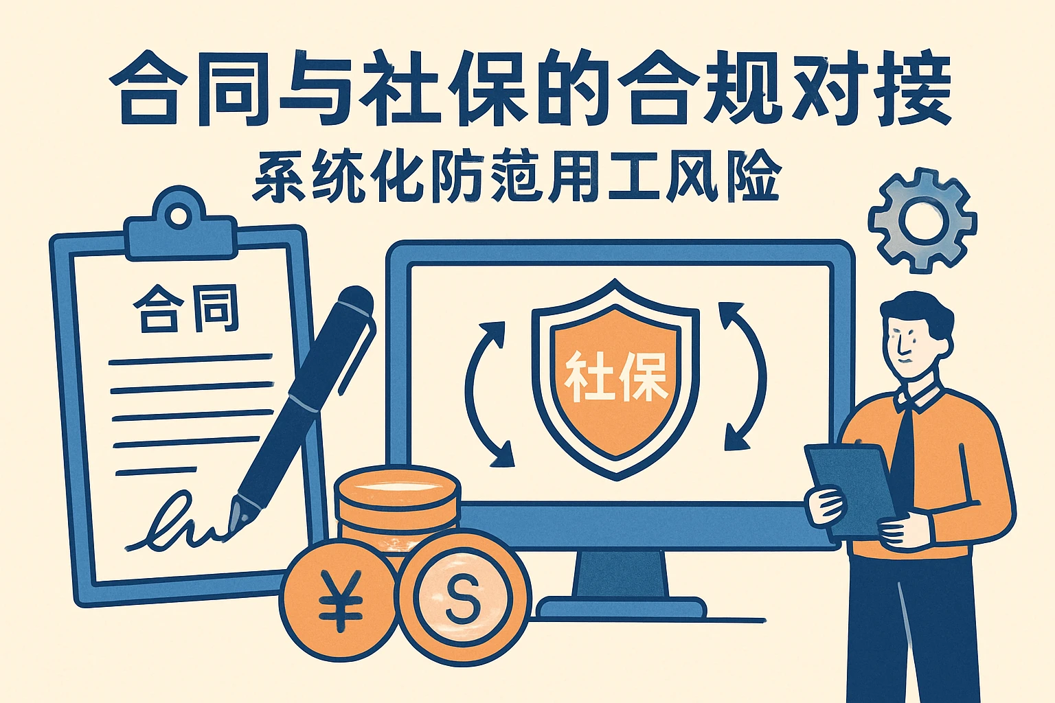 合同与社保的合规对接：系统化防范用工风险