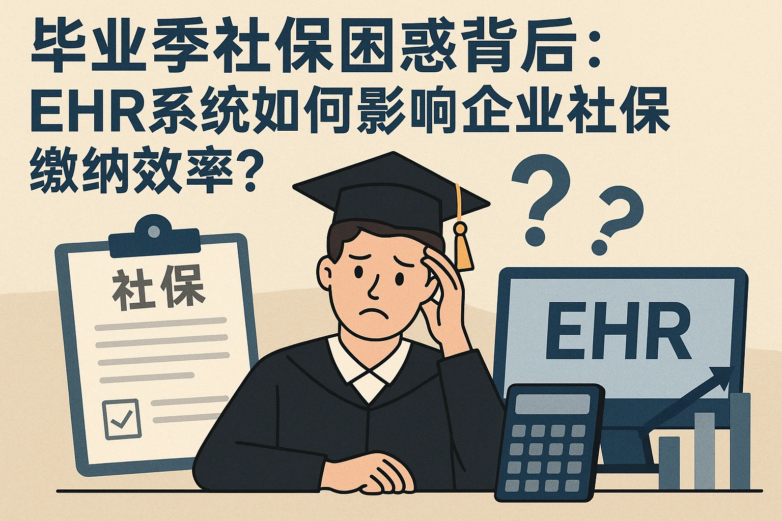 毕业季社保困惑背后：EHR系统如何影响企业社保缴纳效率？