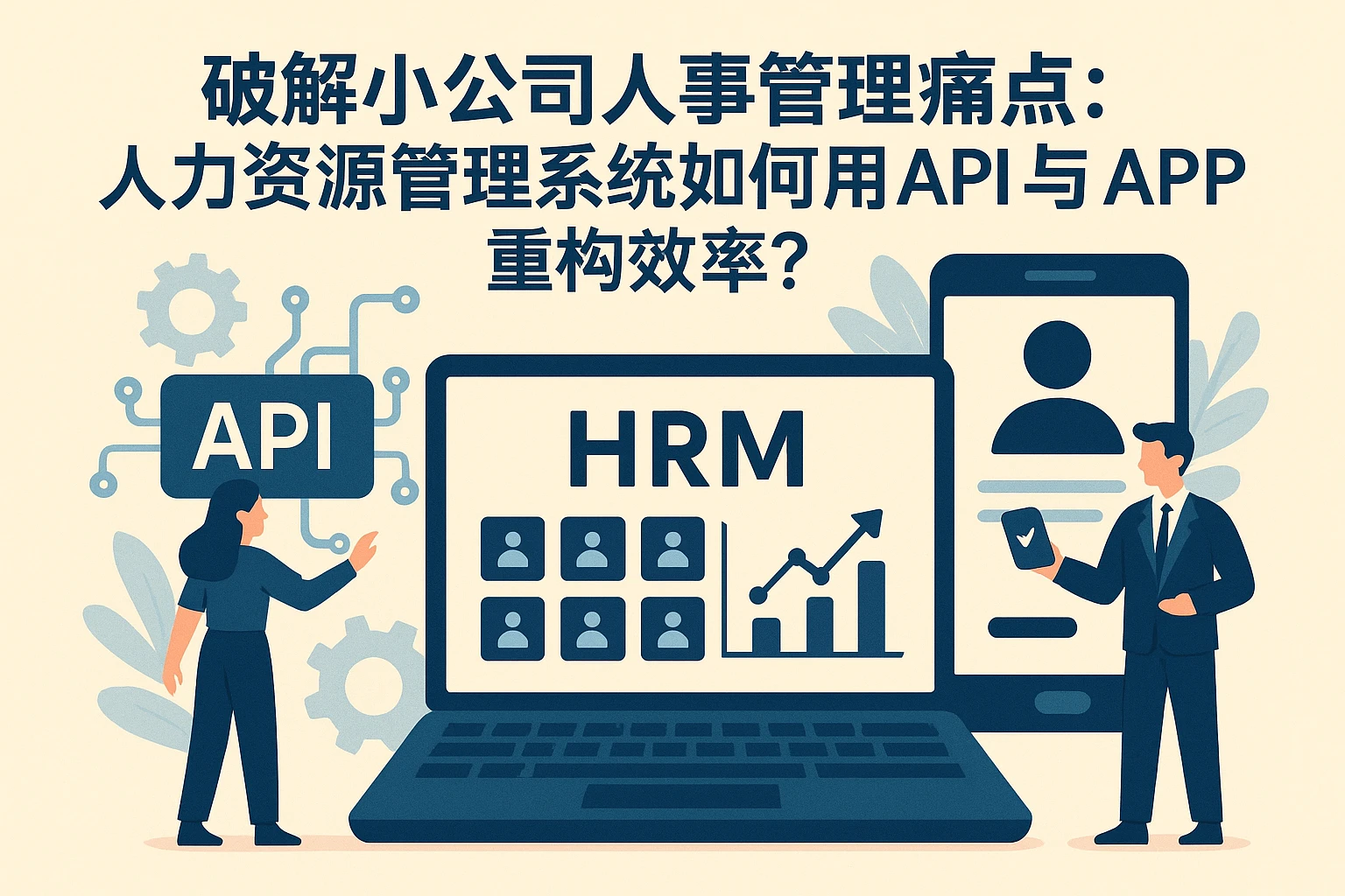 破解小公司人事管理痛点：人力资源管理系统如何用API与APP重构效率？