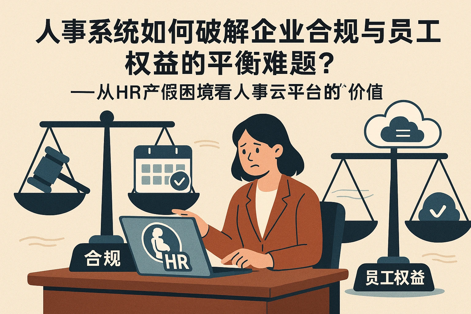 人事系统如何破解企业合规与员工权益的平衡难题？——从HR产假困境看人事云平台的价值