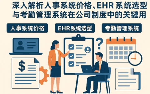 深入解析人事系统价格、EHR系统选型与考勤管理系统在公司制度中的关键作用
