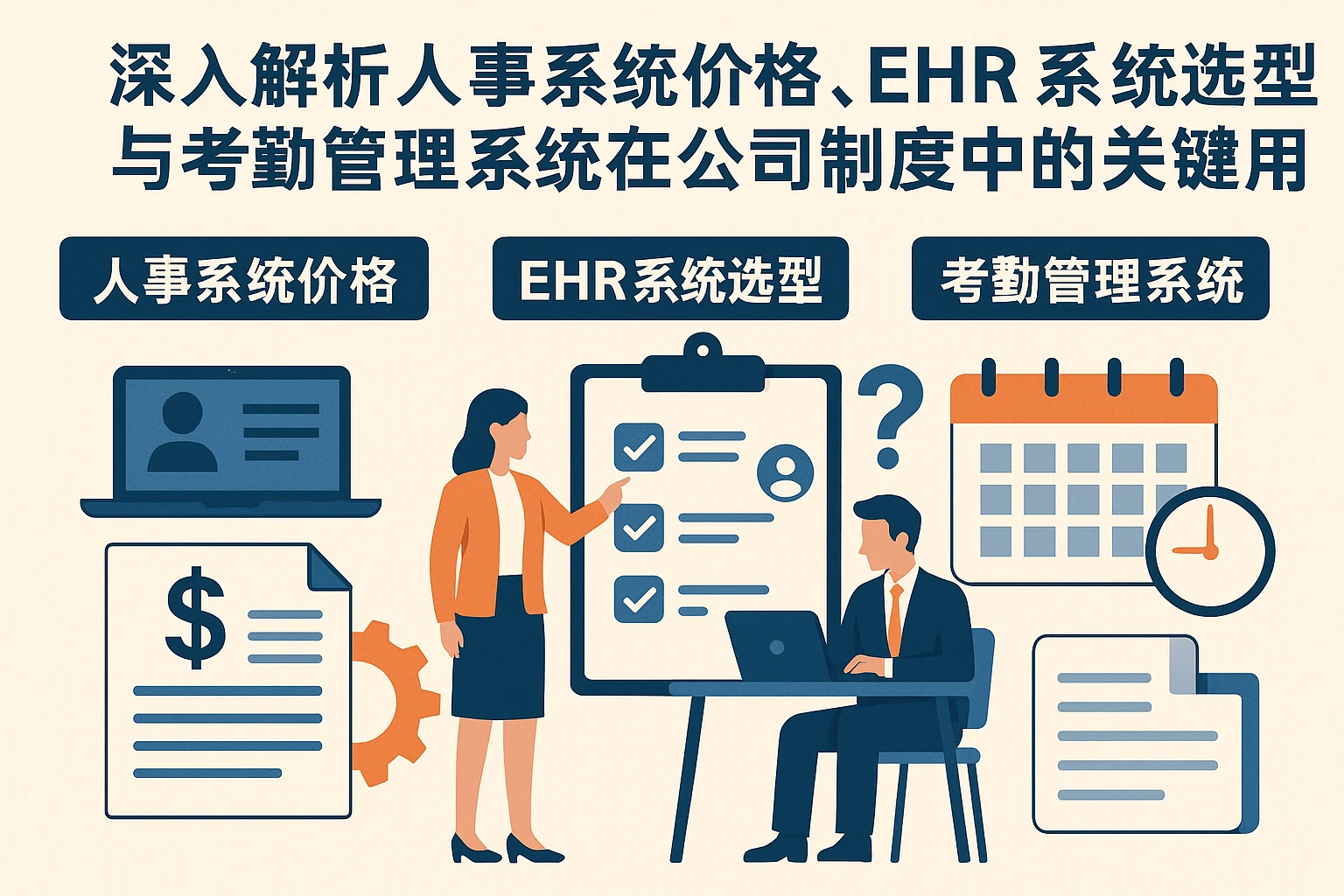 深入解析人事系统价格、EHR系统选型与考勤管理系统在公司制度中的关键作用