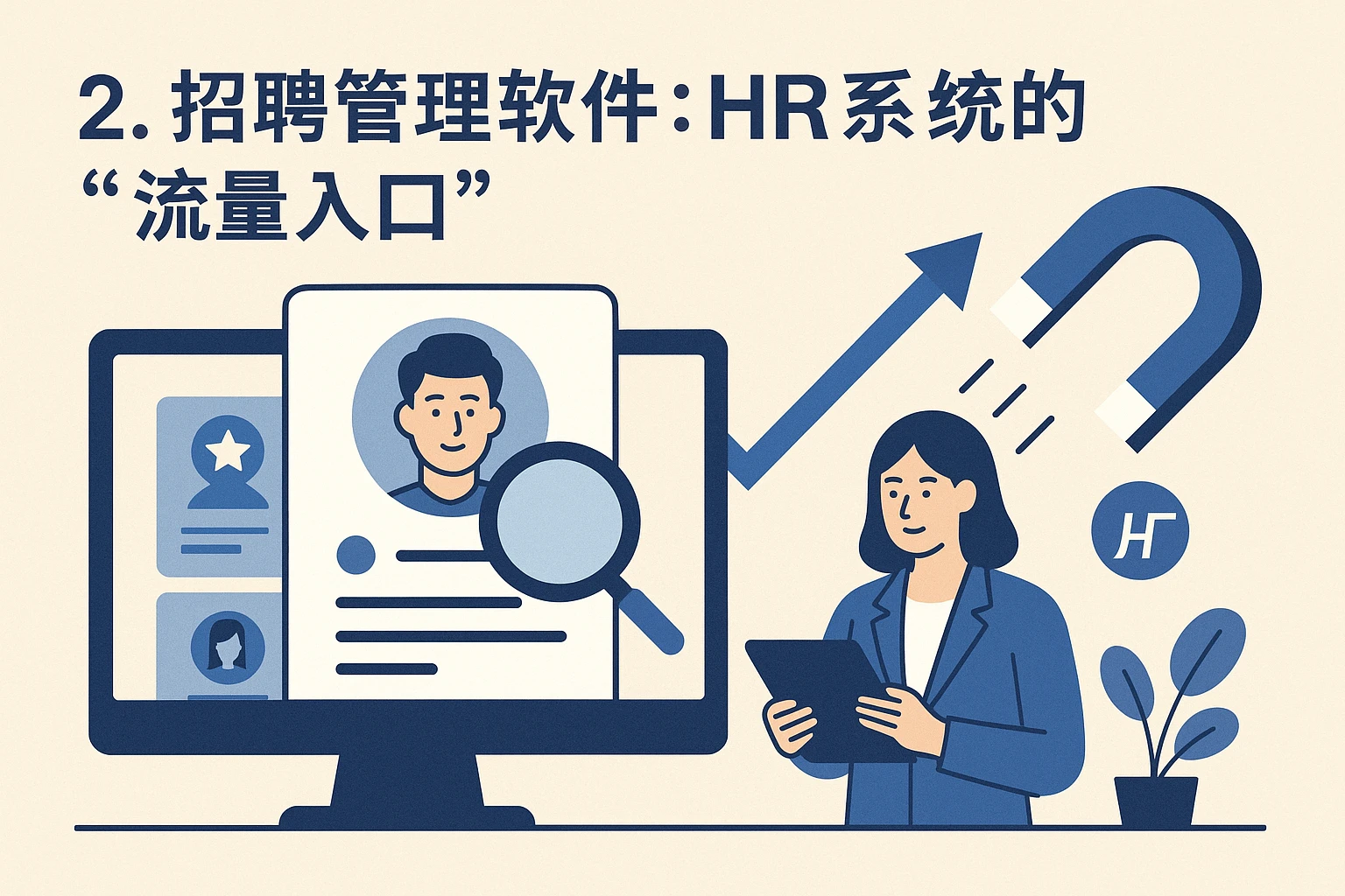 2. 招聘管理软件：HR系统的“流量入口”