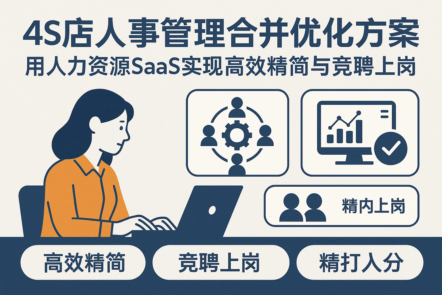4S店人事管理合并优化方案：用人力资源SaaS实现高效精简与竞聘上岗