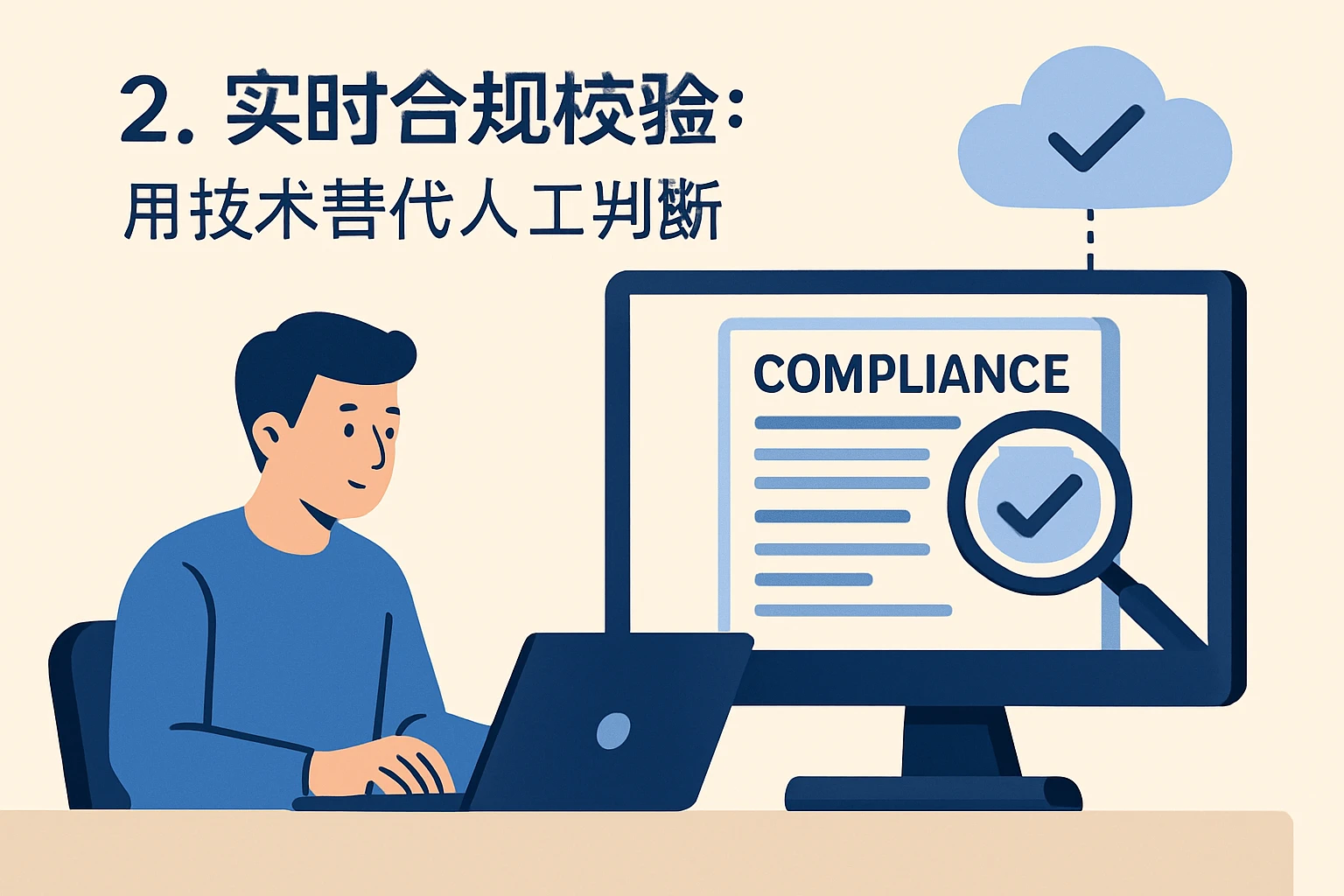 2. 实时合规校验：用技术替代人工判断