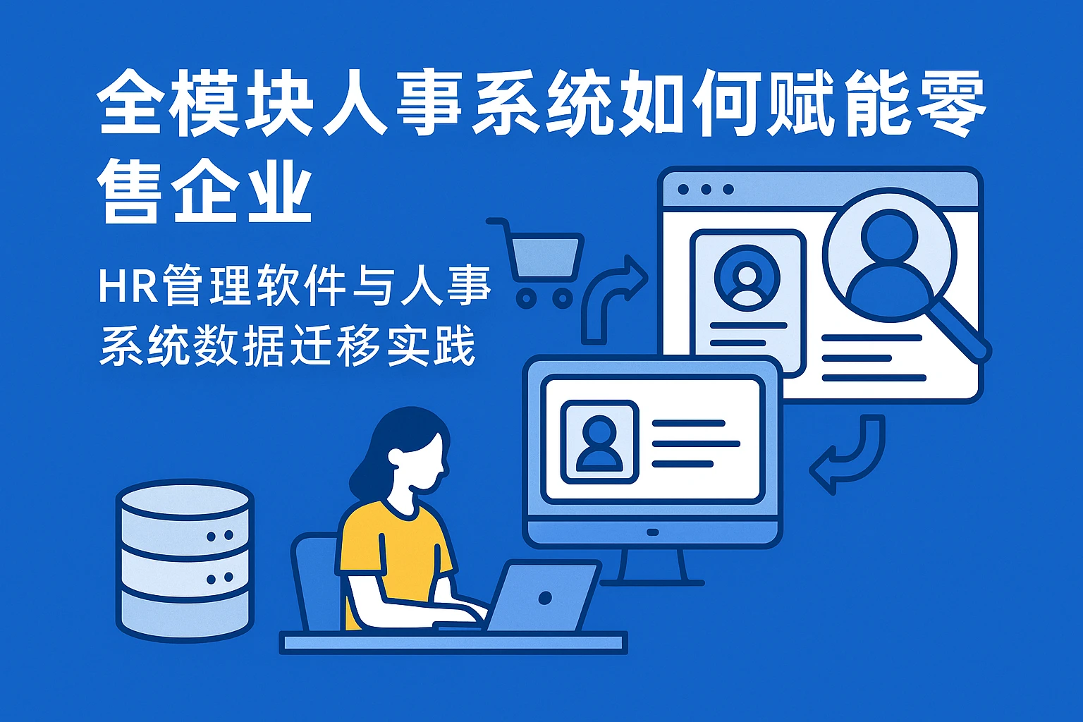 全模块人事系统如何赋能零售企业HR管理软件与人事系统数据迁移实践