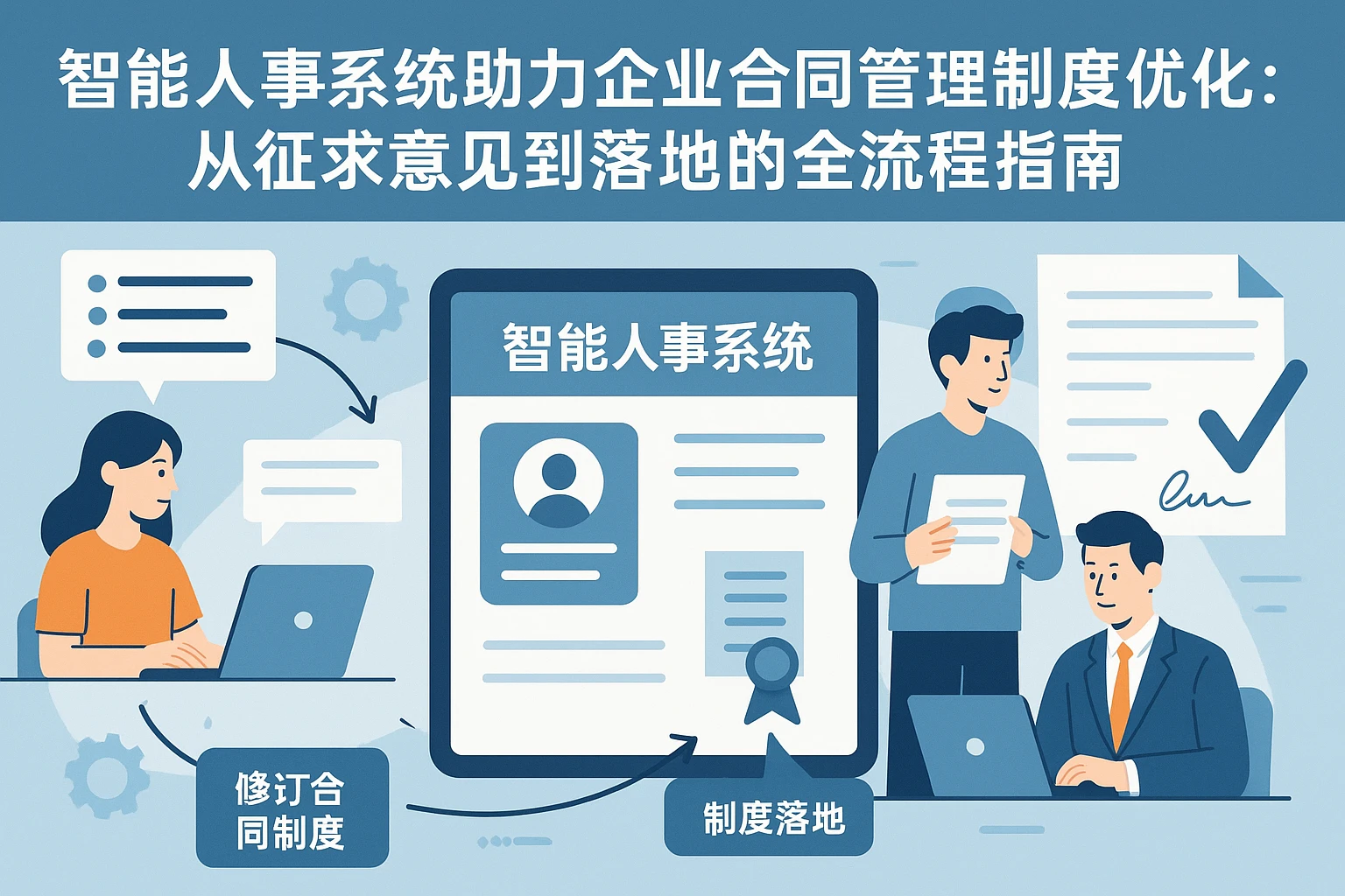 智能人事系统助力企业合同管理制度优化：从征求意见到落地的全流程指南