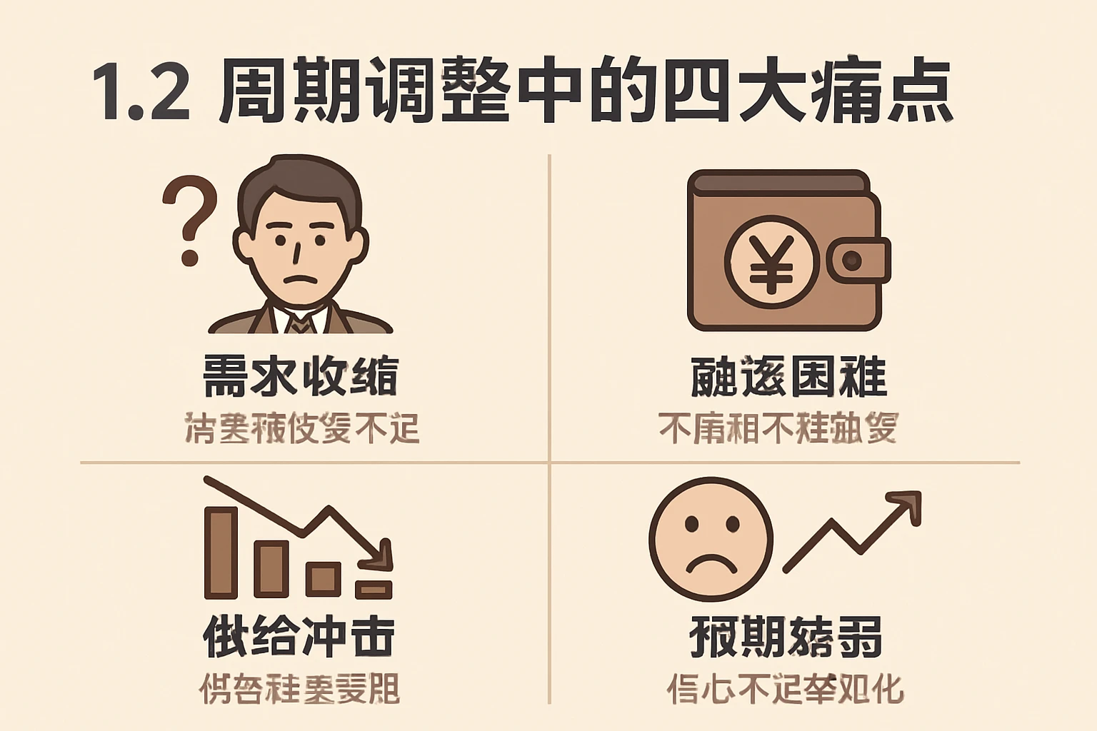 1.2 周期调整中的四大痛点