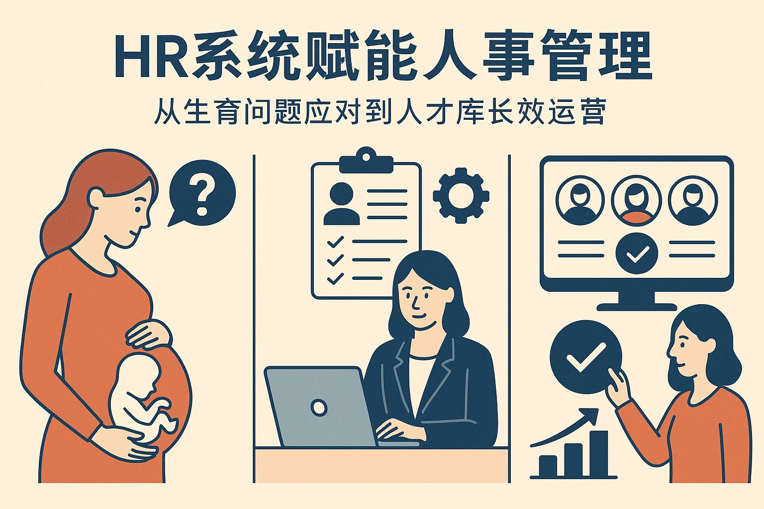 HR系统赋能人事管理：从生育问题应对到人才库长效运营