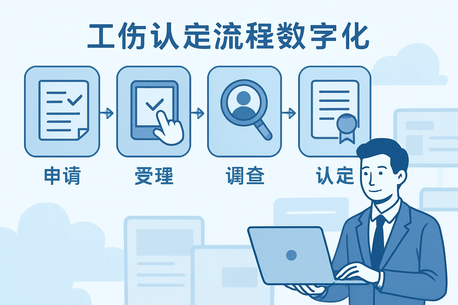工伤认定流程数字化