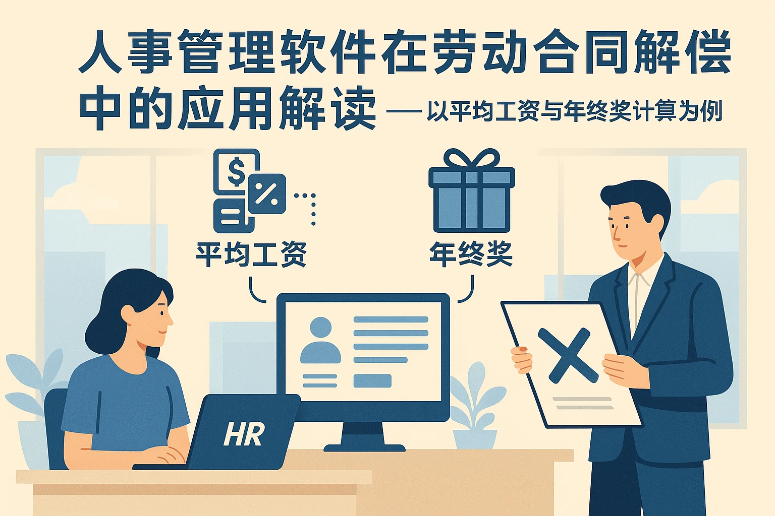 人事管理软件在劳动合同解除赔偿中的应用解读——以平均工资与年终奖计算为例