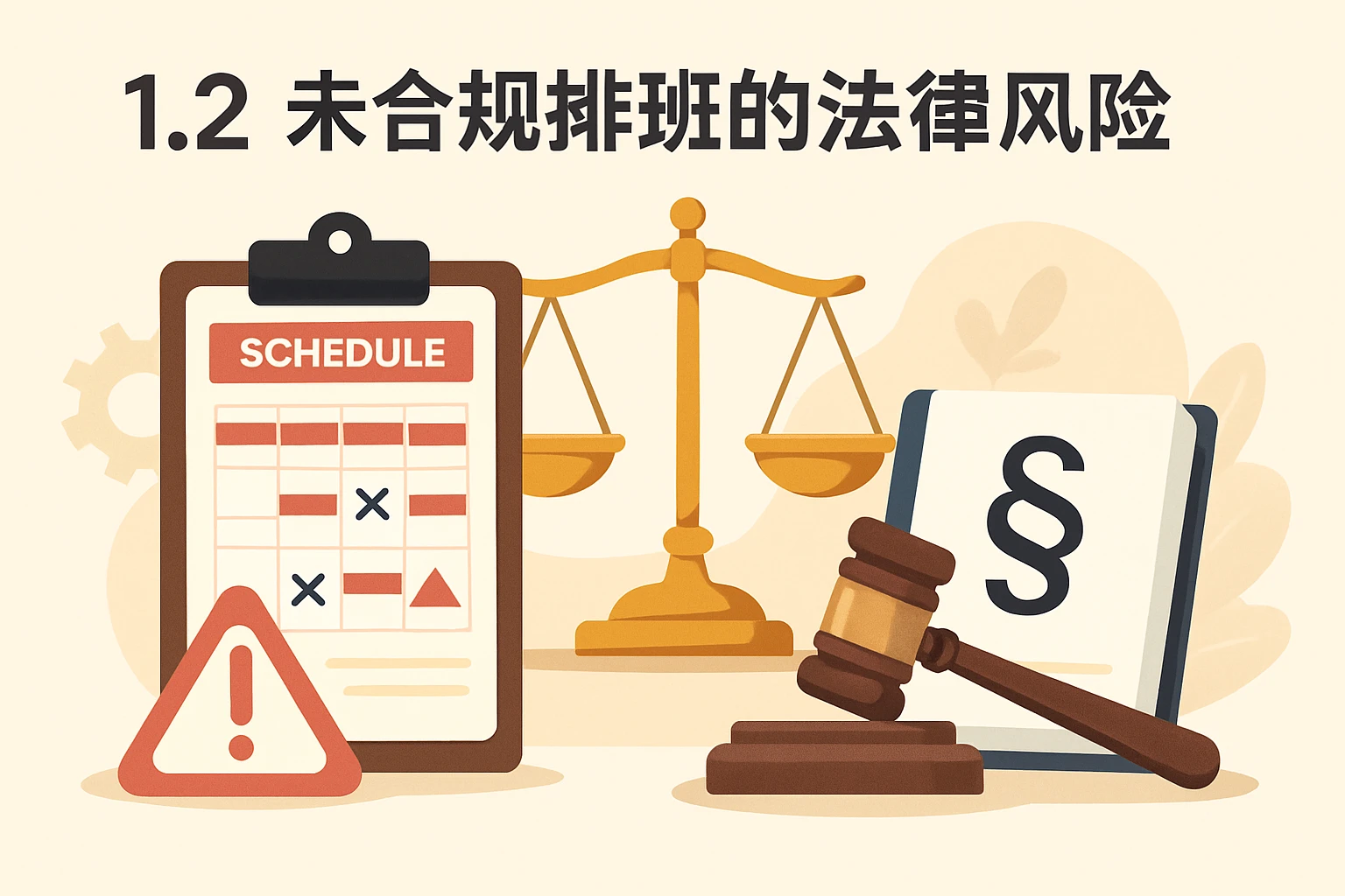 1.2 未合规排班的法律风险