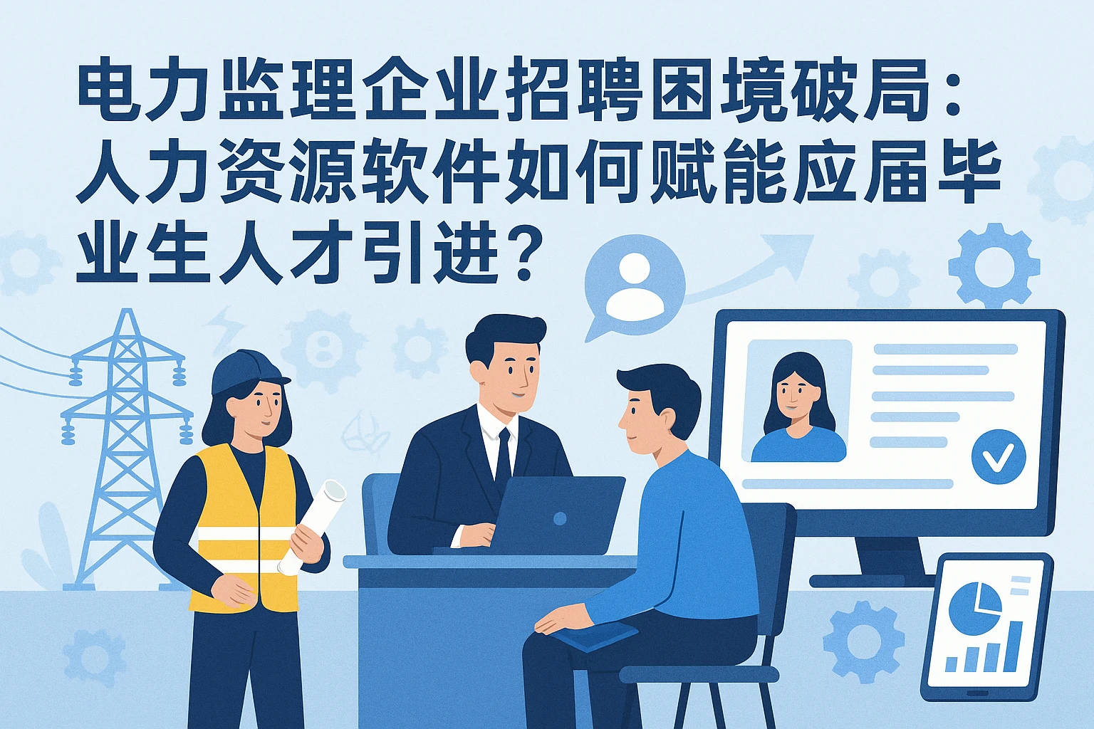 电力监理企业招聘困境破局：人力资源软件如何赋能应届毕业生人才引进？