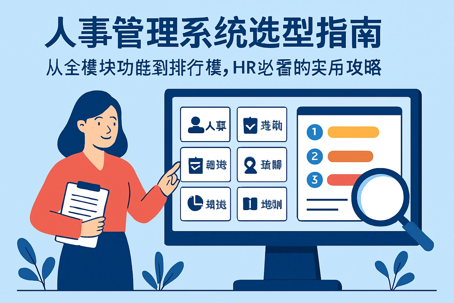 人事管理系统选型指南：从全模块功能到排行榜，HR必看的实用攻略