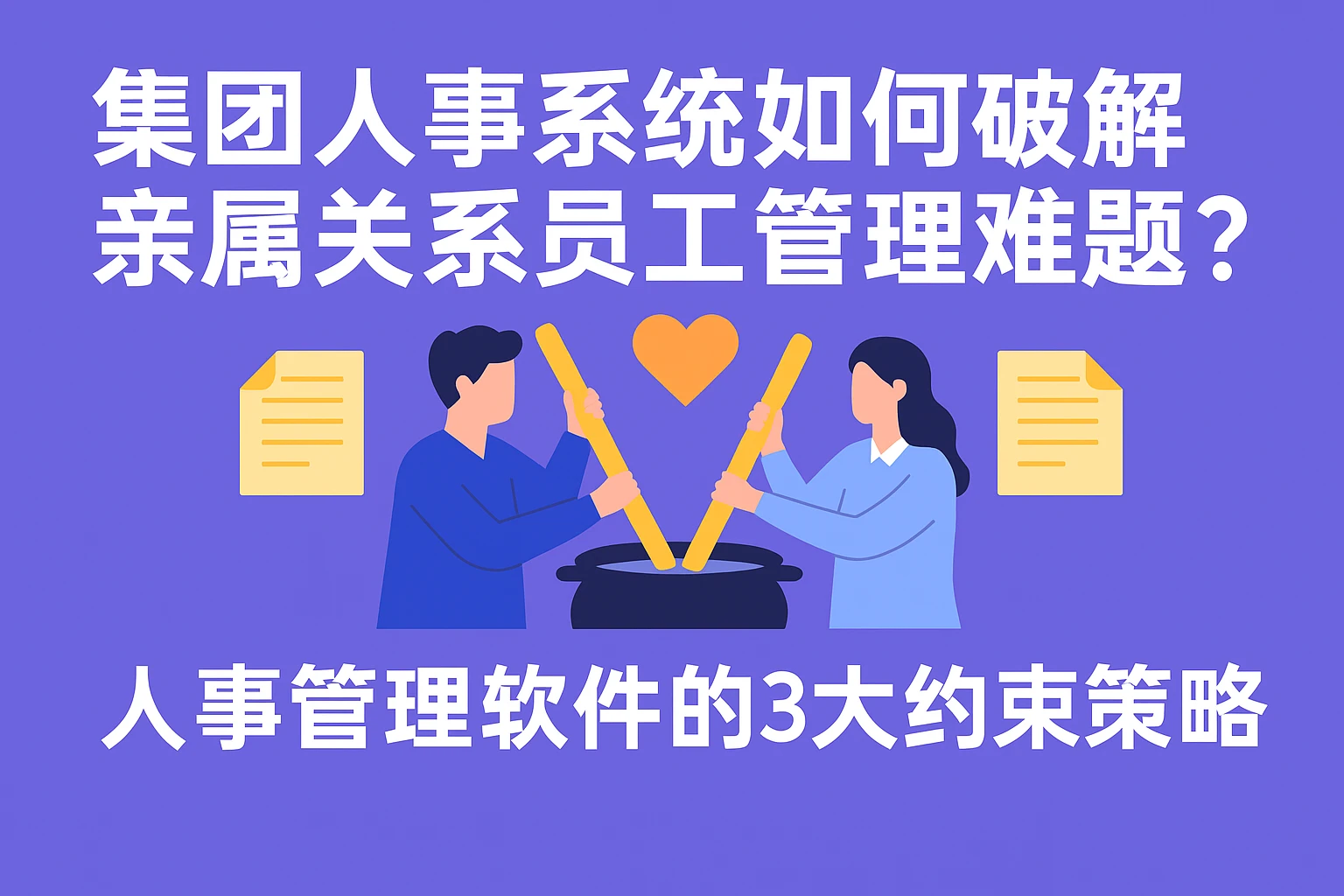 集团人事系统如何破解亲属关系员工管理难题？人事管理软件的3大约束策略