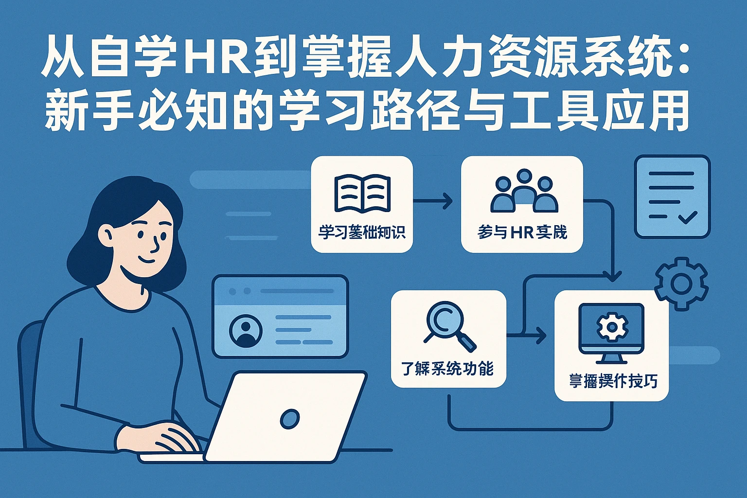 从自学HR到掌握人力资源系统：新手必知的学习路径与工具应用