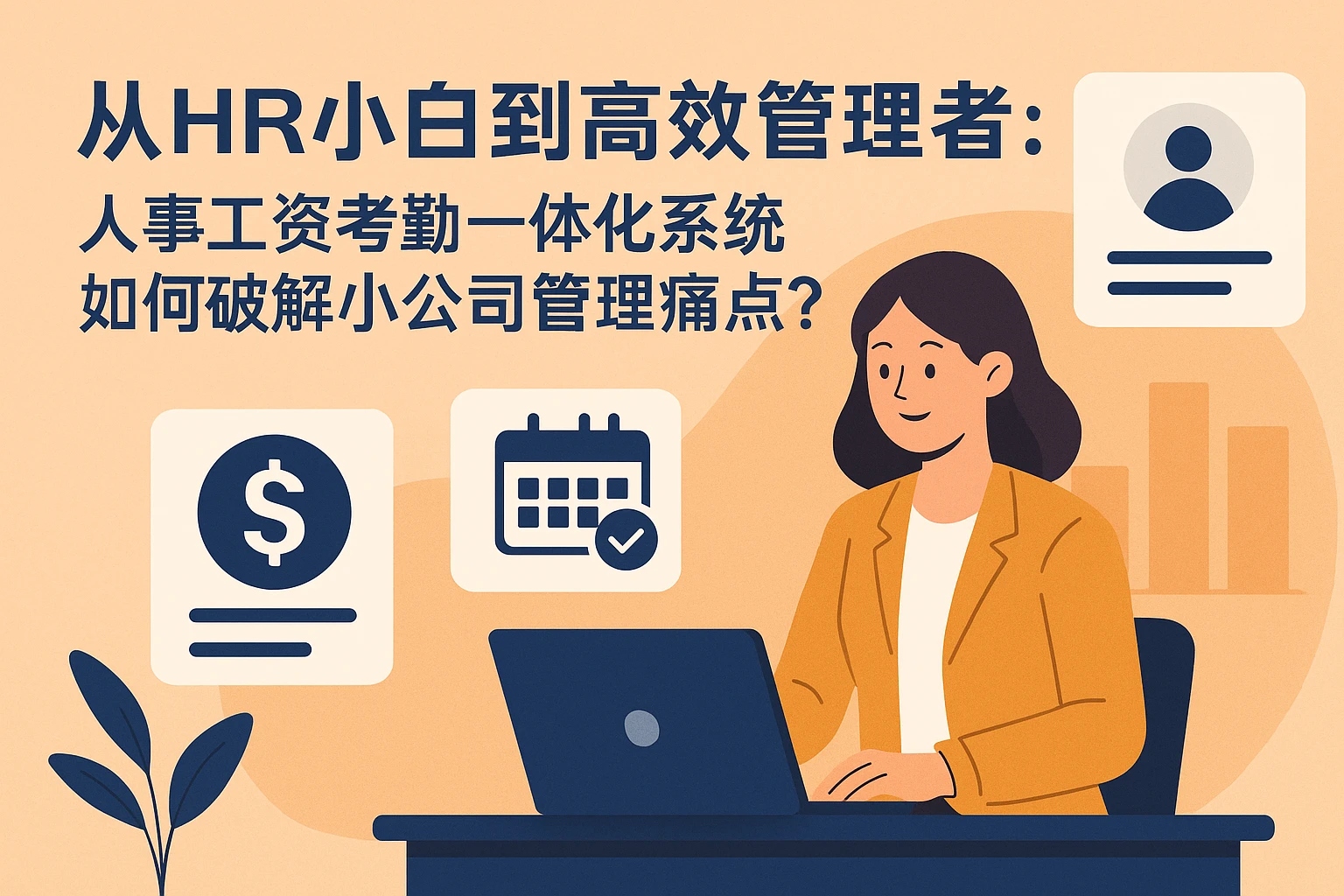 从HR小白到高效管理者：人事工资考勤一体化系统如何破解小公司管理痛点？