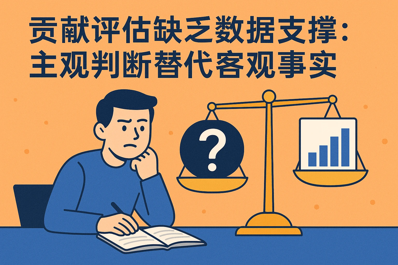2. 贡献评估缺乏数据支撑：主观判断替代客观事实