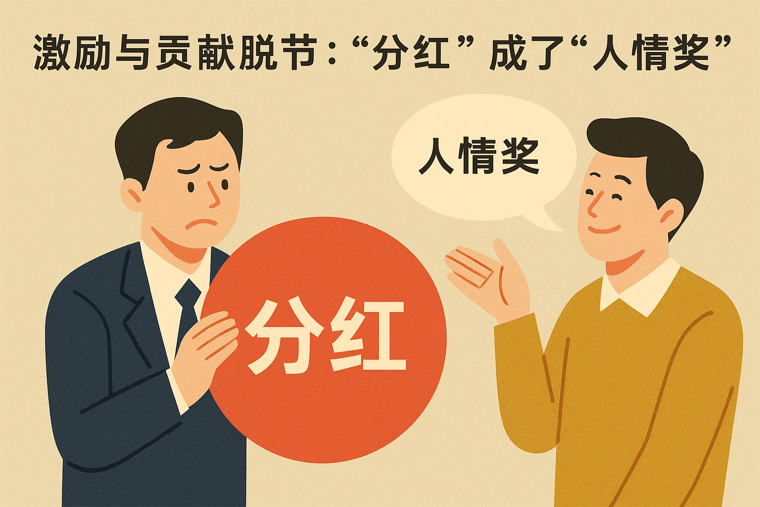2. 激励与贡献脱节：“分红”成了“人情奖”