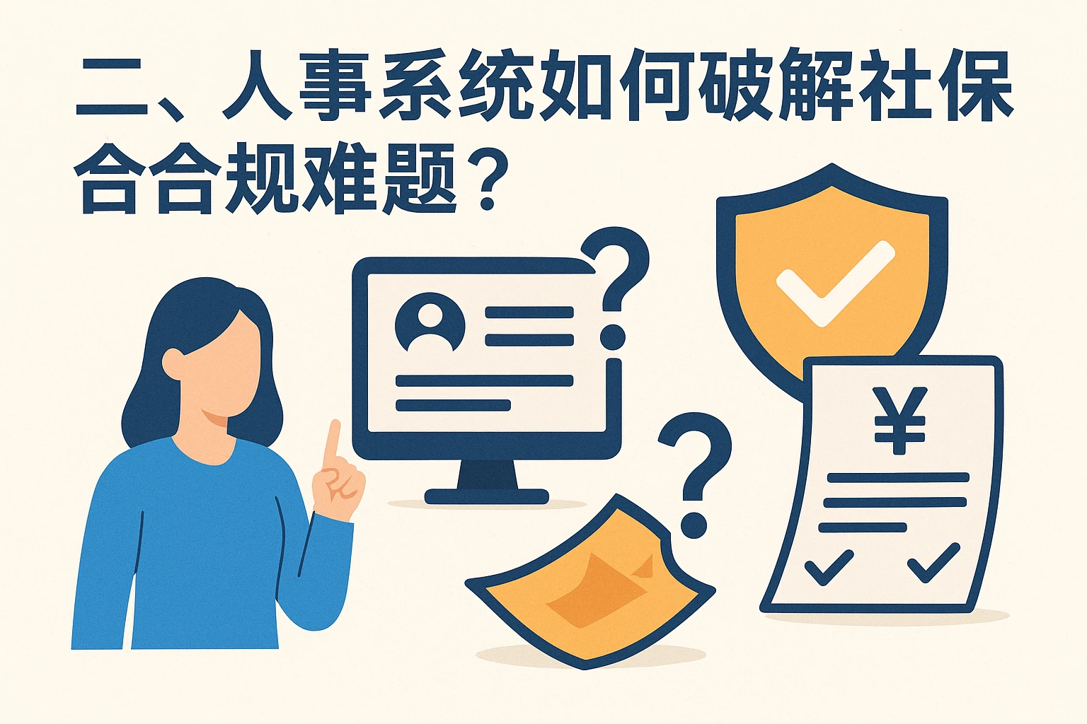 二、人事系统如何破解社保合规难题？