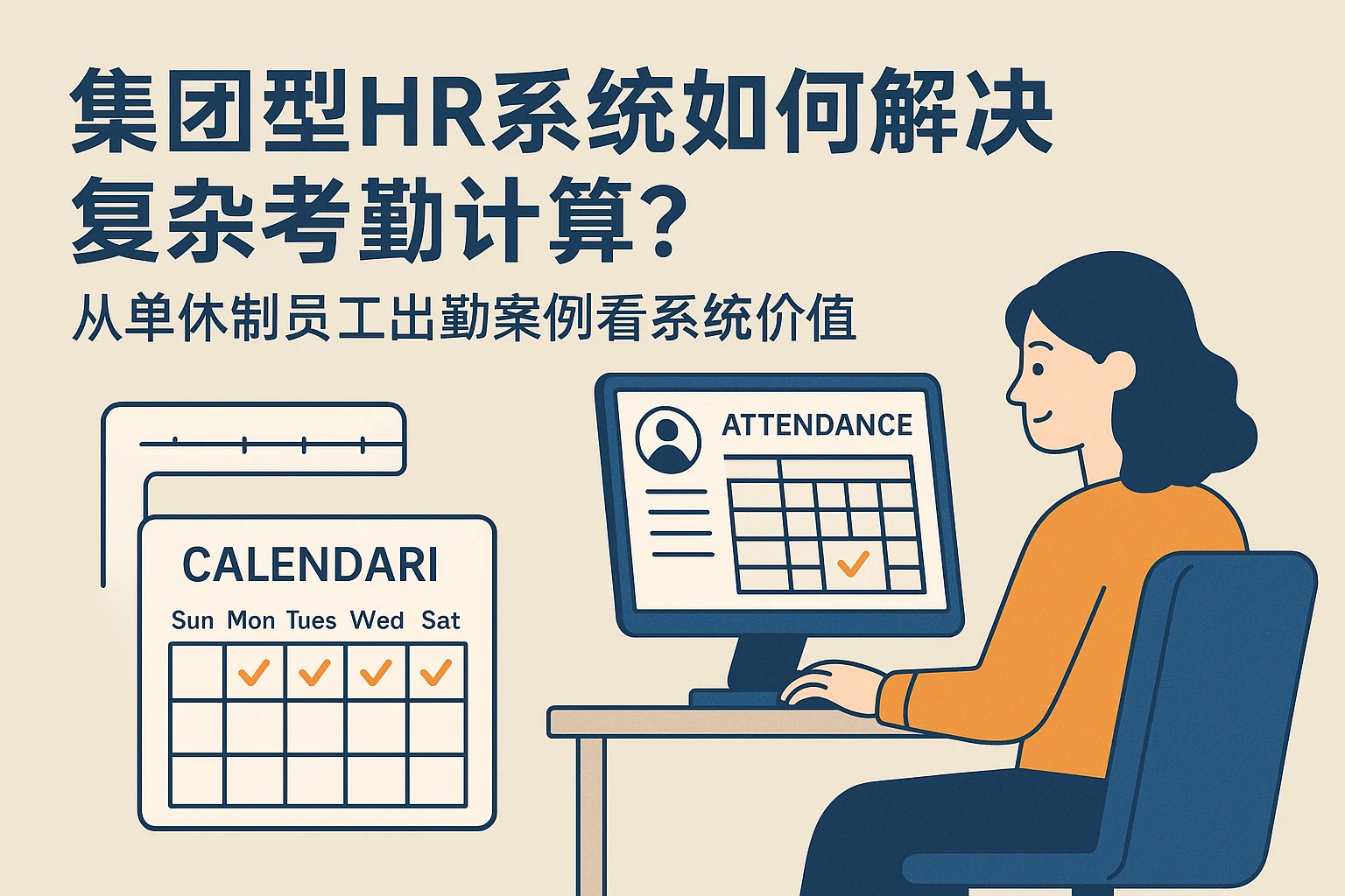 集团型HR系统如何解决复杂考勤计算？从单休制员工出勤案例看系统价值