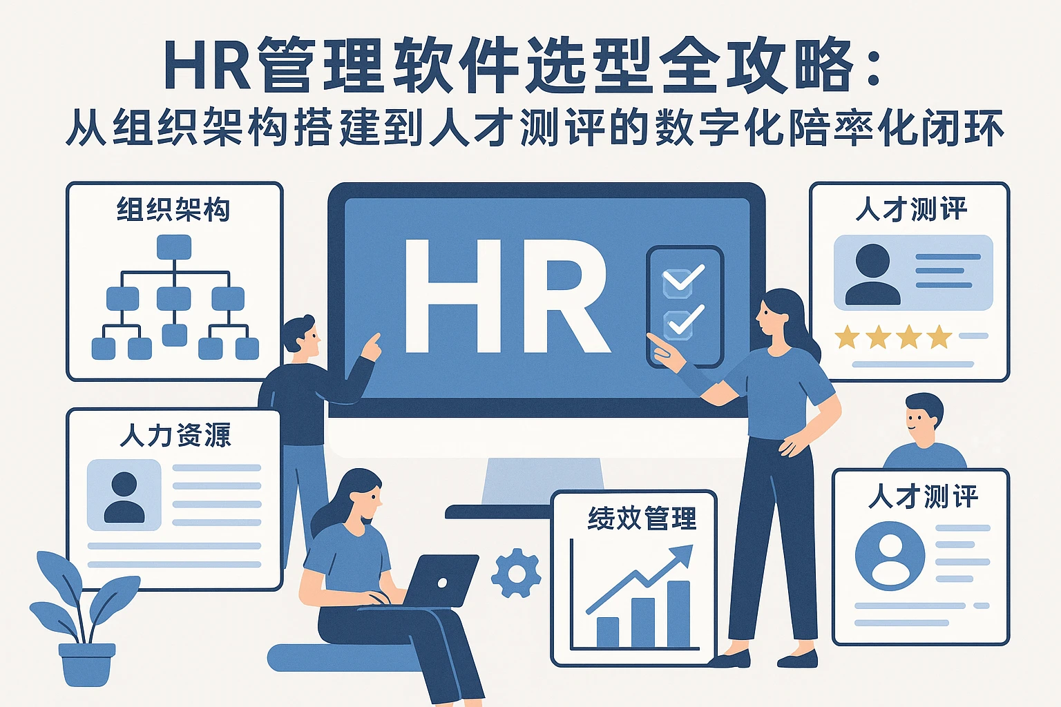 HR管理软件选型全攻略:从组织架构搭建到人才测评的数字化闭环