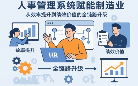 人事管理系统赋能制造业：从效率提升到绩效价值的全链路升级