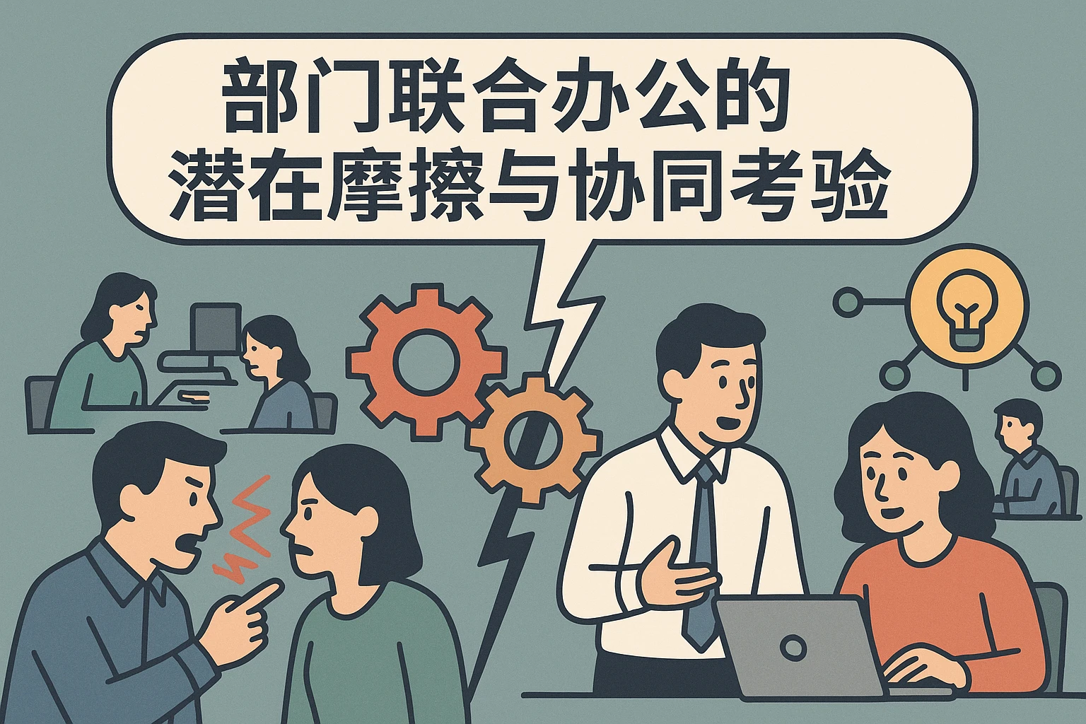 部门联合办公的潜在摩擦与协同考验