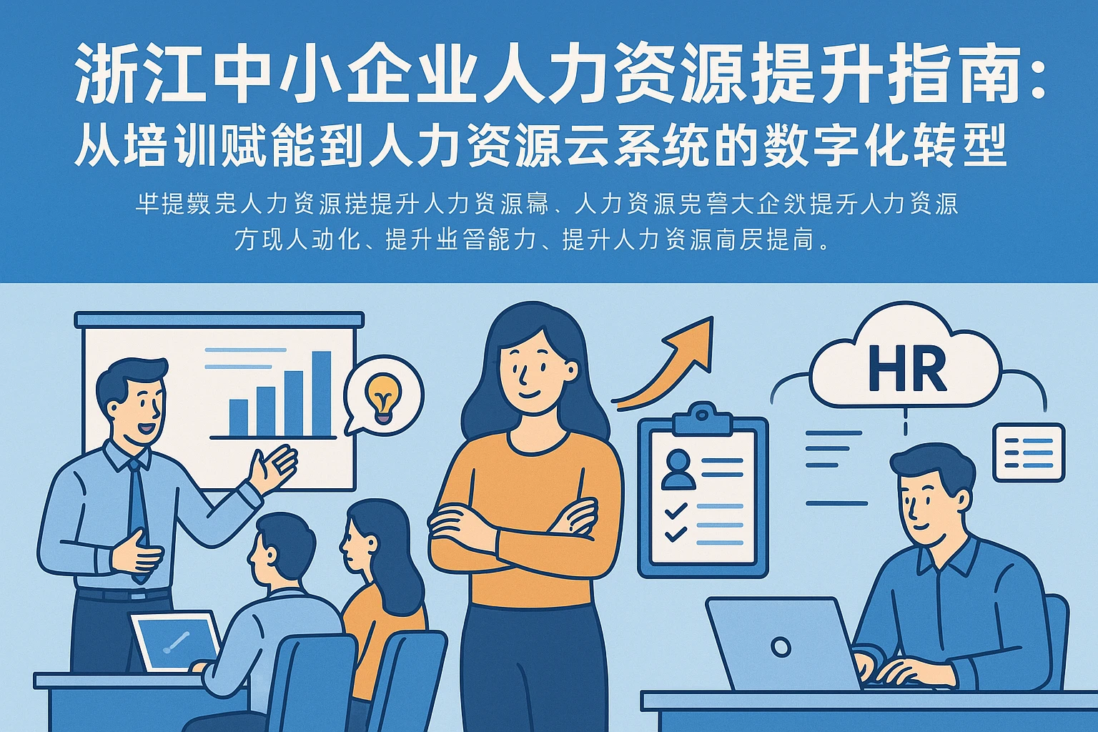 浙江中小企业人力资源提升指南：从培训赋能到人力资源云系统的数字化转型