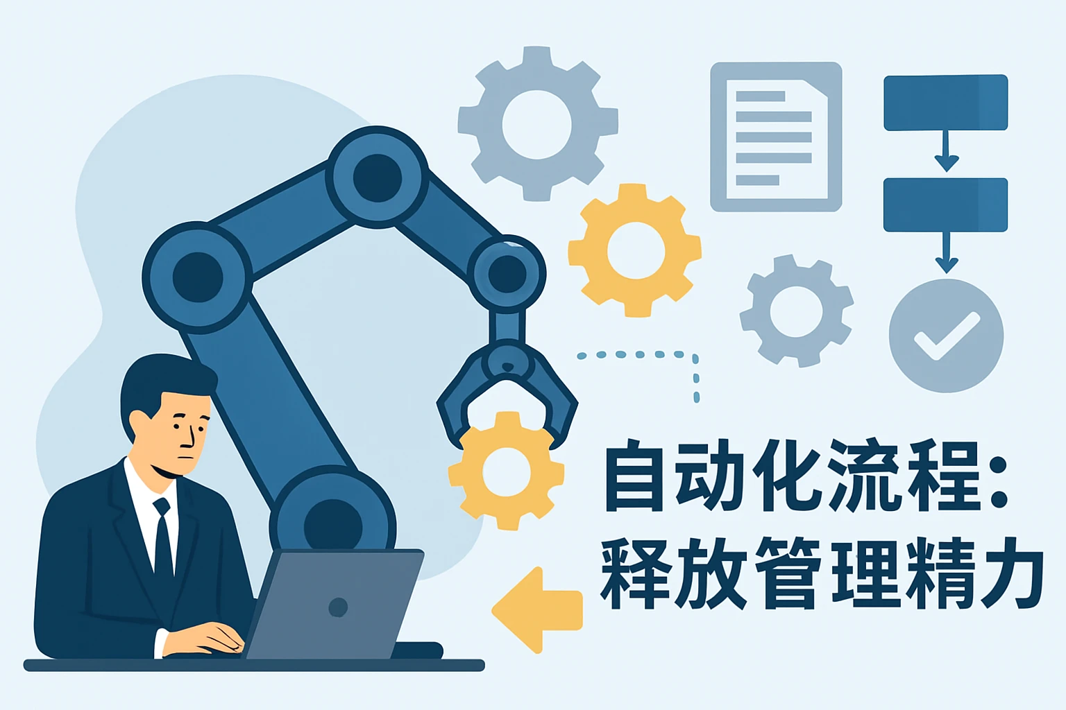 2. 自动化流程：释放管理精力
