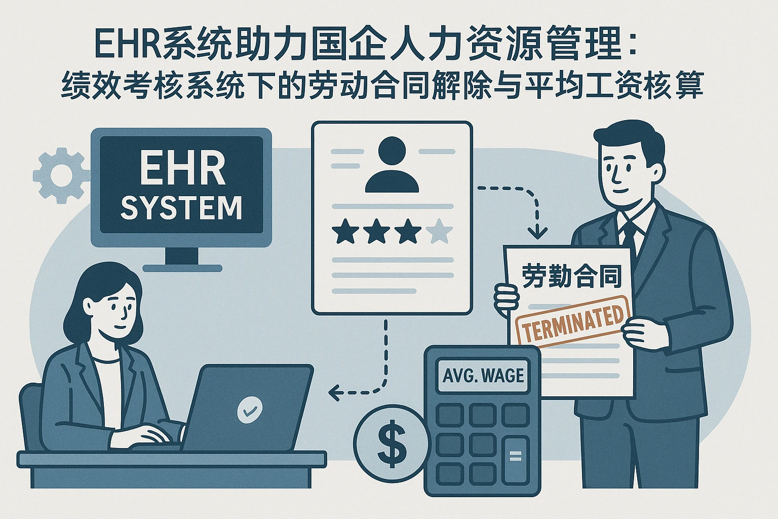 EHR系统助力国企人力资源管理：绩效考核系统下的劳动合同解除与平均工资核算