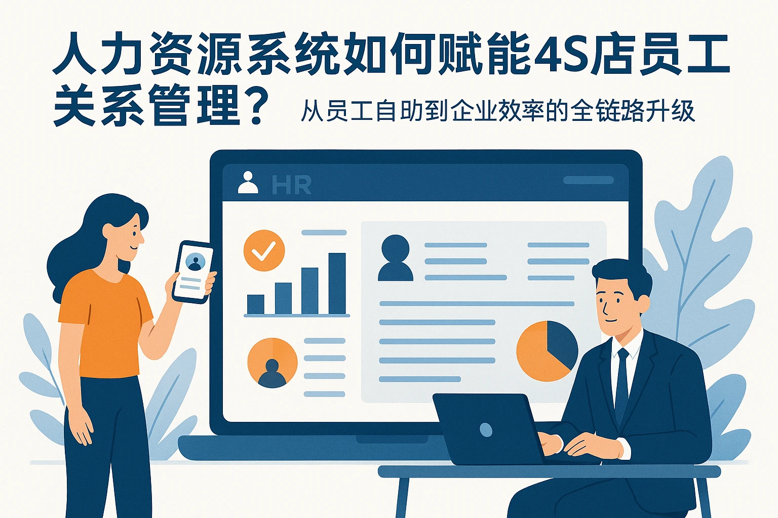 人力资源系统如何赋能4S店员工关系管理？从员工自助到企业效率的全链路升级