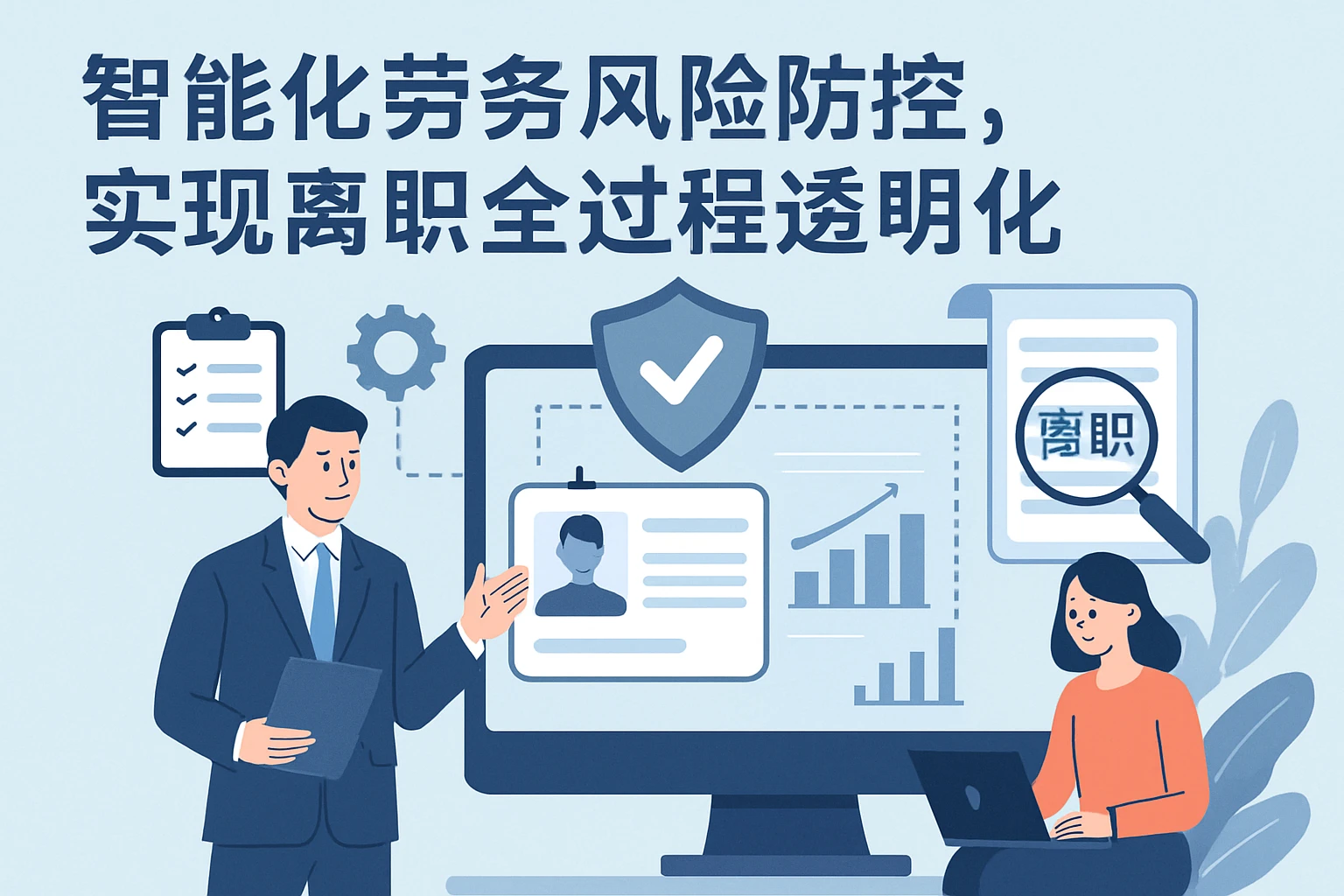 智能化劳务风险防控，实现离职全过程透明化