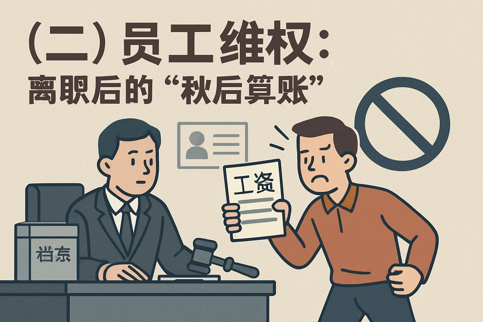 （二）员工维权：离职后的“秋后算账”