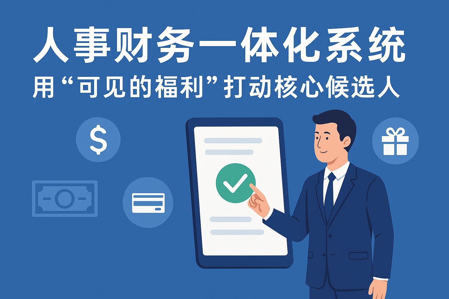 2. 人事财务一体化系统：用“可见的福利”打动核心候选人