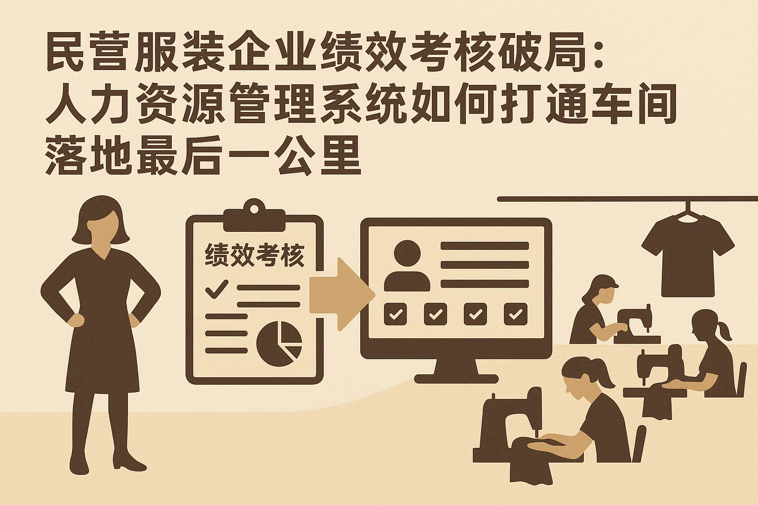 民营服装企业绩效考核破局：人力资源管理系统如何打通车间落地最后一公里