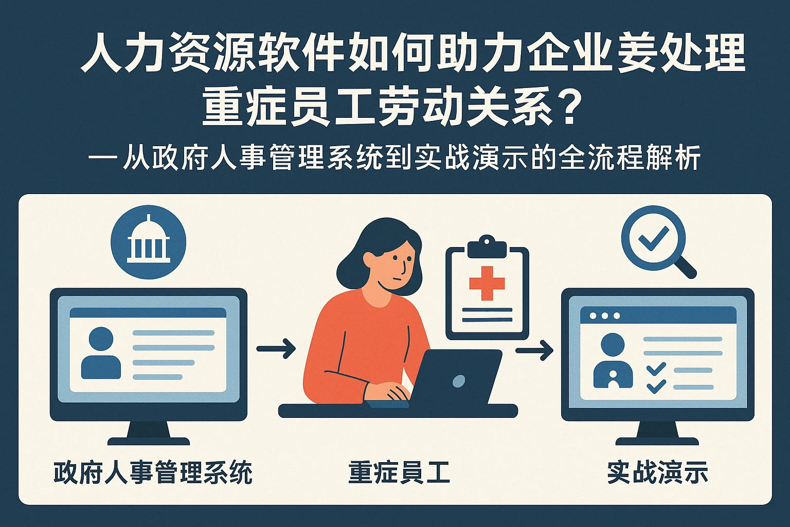 人力资源软件如何助力企业妥善处理重症员工劳动关系？——从政府人事管理系统到实战演示的全流程解析