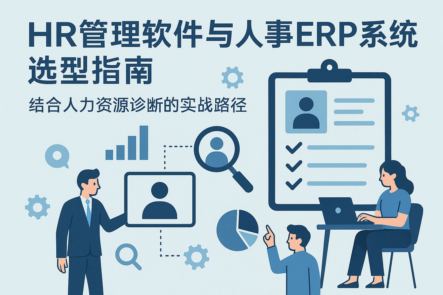 HR管理软件与人事ERP系统选型指南：结合人力资源诊断的实战路径