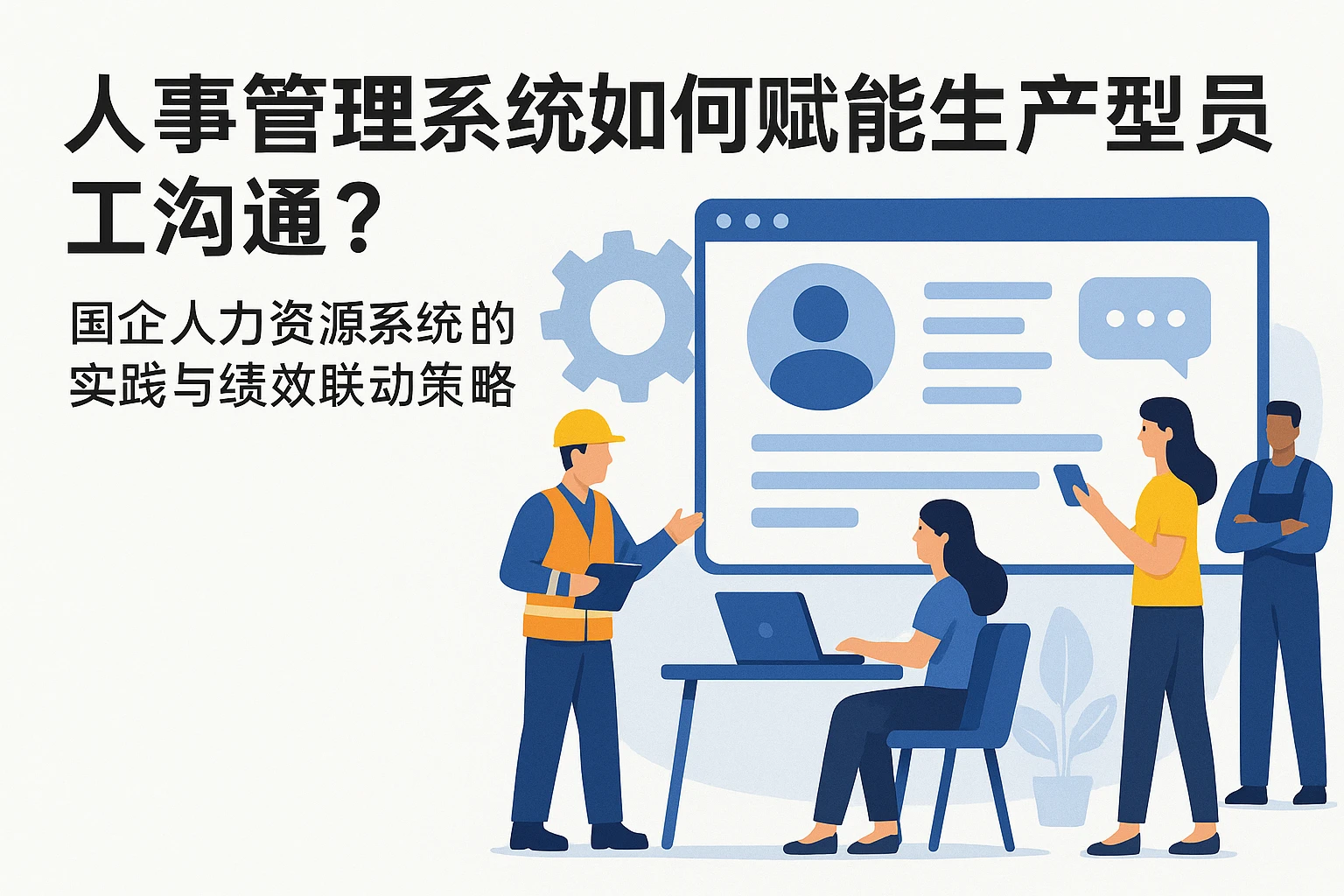 人事管理系统如何赋能生产型员工沟通？国企人力资源系统的实践与绩效联动策略